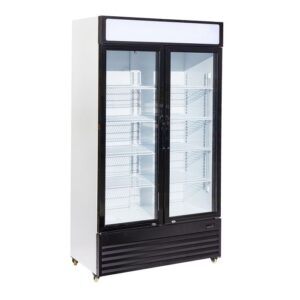frigo 2 portes vitrée