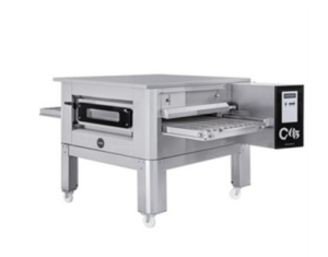 Four convoyeur électrique pizza pain pâtisserie 75 pizzas de Ø 30 cm par heure