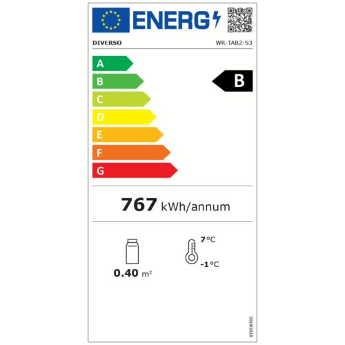 Refroidisseur de bouteilles "arrière bar" ventilé, 2 portes vitrées coulissantes – Image 2