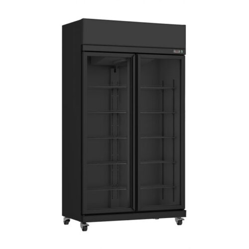 frigo à boisson 2 portes black -black 770 L
