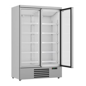 RÉFRIGÉRATEUR 2 PORTES EN VERRE JDE-1000R