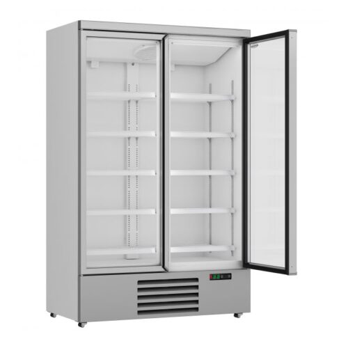 RÉFRIGÉRATEUR 2 PORTES EN VERRE JDE-1000R