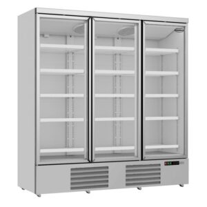 RÉFRIGÉRATEUR 3 PORTES EN VERRE JDE-1530R