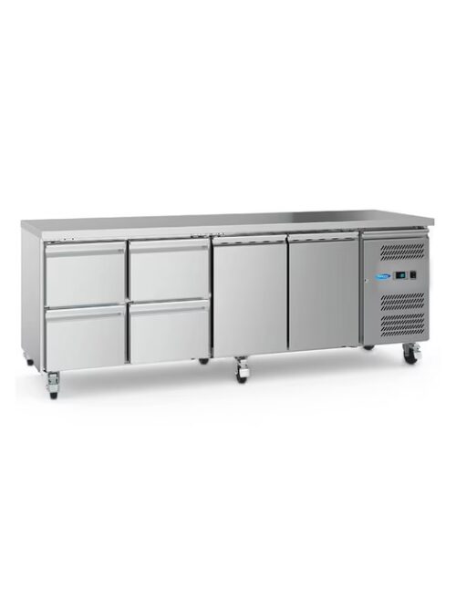 table réfrigérée  - 223 cm - 4 portes – Image 2