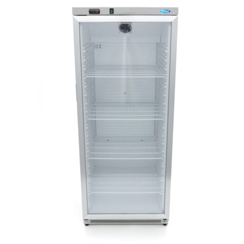 armoire réfrigérée - 600 L - acier inoxydable - avec porte en verre – Image 4