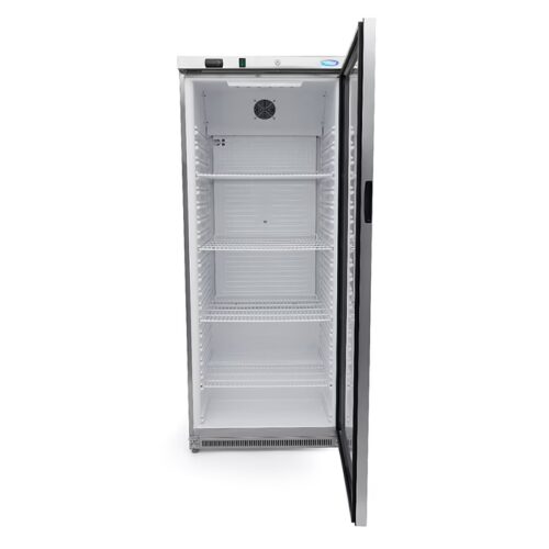 armoire réfrigérée - 600 L - acier inoxydable - avec porte en verre – Image 3