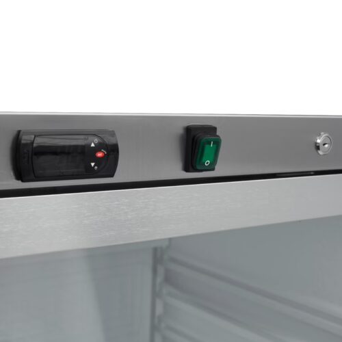 armoire réfrigérée - 600 L - acier inoxydable - avec porte en verre – Image 2