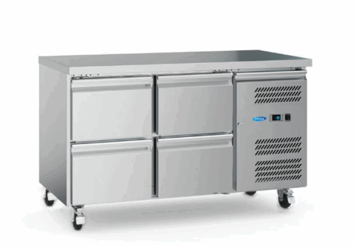 table Réfrigérateur de comptoir - 136 cm - 2 portes – Image 2