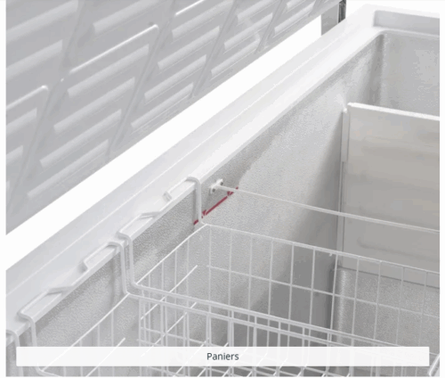 congélateur bahut coffrée  avec couvercle en inox  1m80 – Image 3
