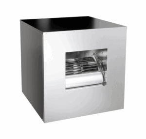 VENTILATEUR BERDARE10/8 3000M3/H + CAISSON ISO