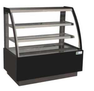 VITRINE PÂTISSERIE - VITRAGE BOMBÉ - 2 ÉTAGÈRES - 315 L (OASIS50)