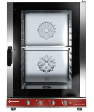 Four électrique vapeur/convection, 10x GN 1/1 mécanique