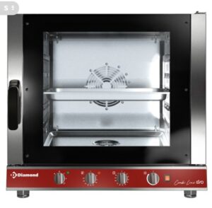 Four électrique vapeur/convection, 5x GN 1/1 mécanique