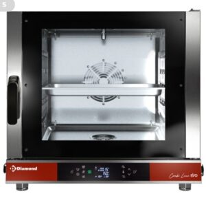 Four électrique TOUCH/DIGIT vapeur - convection 5x GN 1/1 - AUTO-CLEANING