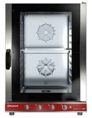 Four électrique vapeur/convection, 10x GN 1/1 mécanique