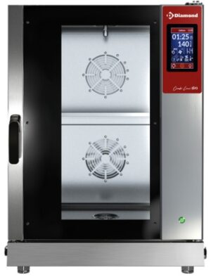 Four électrique TOUCH SCREEN vapeur/convection, 10x GN 1/1 - AUTO-CLEANING