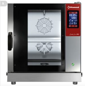 Four électrique TOUCH SCREEN vapeur - convection 7x GN 1/1 - AUTO-CLEANING