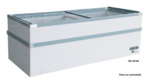 CONGÉLATEUR BAHUT - PORTES VITRÉES COULISSANTES - 528 L