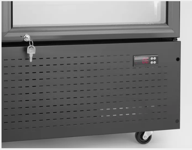 Armoire réfrigérée avec caisson lumineux, double porte – Image 4